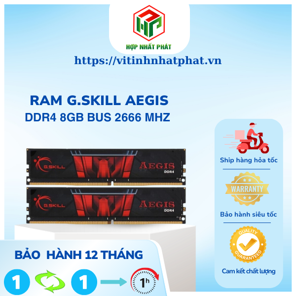 8GB Bus 2666 MHz Gskill Aegis